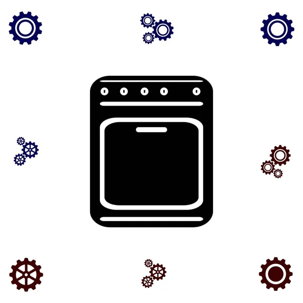 Stove icon vector — Stock Vector