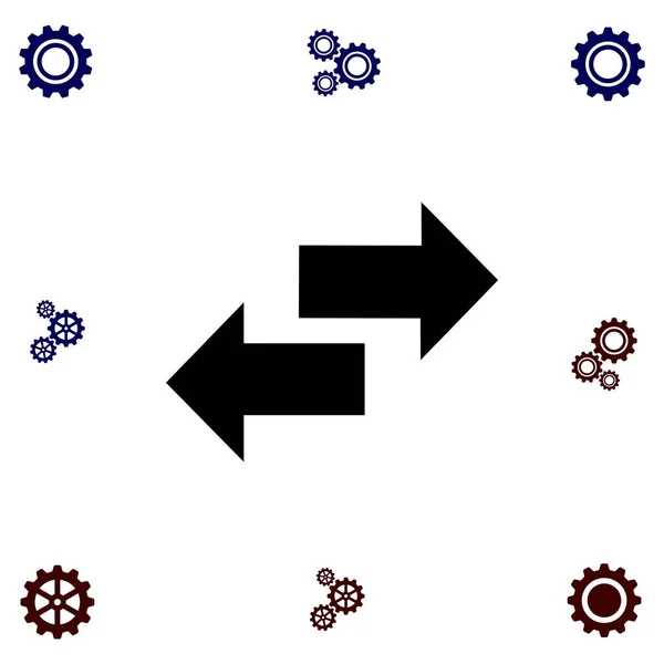 Recycling van vector pictogram — Stockvector