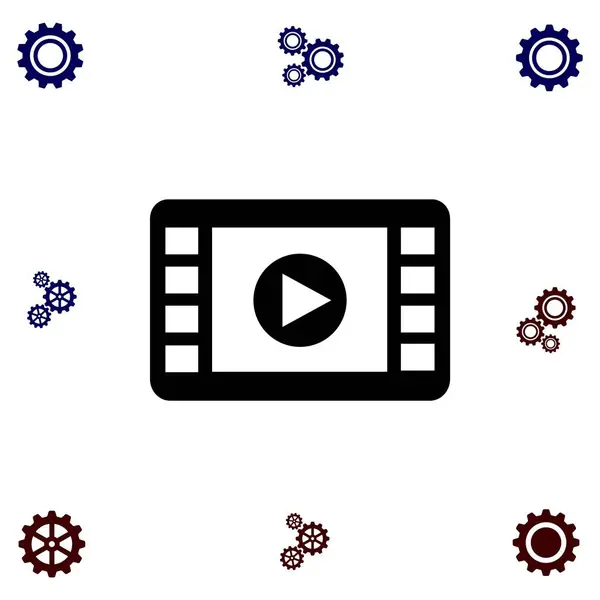 Filmstrip vector pictogram — Stockvector