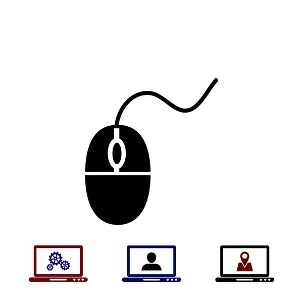 Ícone do mouse computador — Vetor de Stock