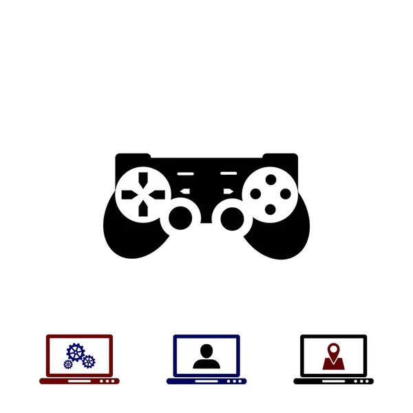 Icono de joystick. Ilustración vectorial — Vector de stock