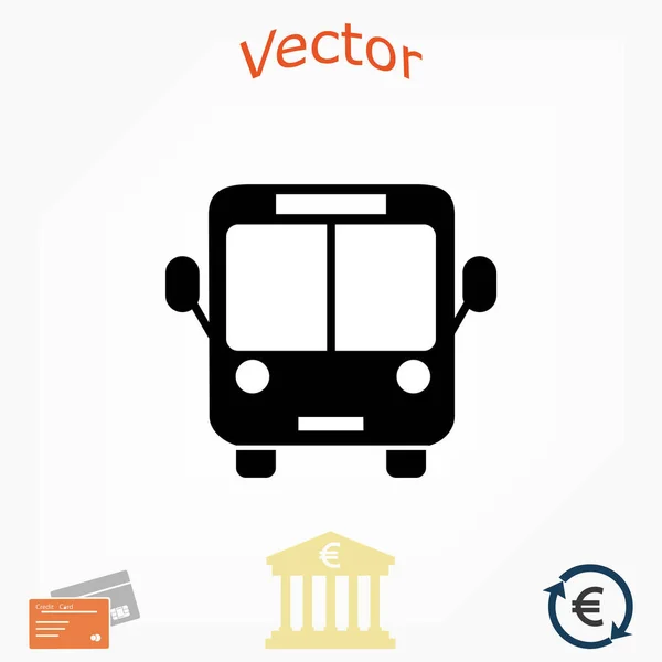 otobüs simge vektör