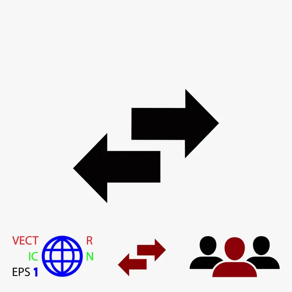 Reciclaje icono vector — Archivo Imágenes Vectoriales