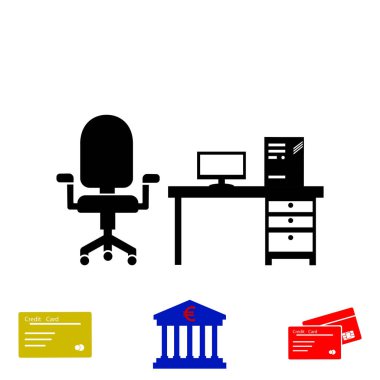 Bilgisayar vektör çizim simgesi