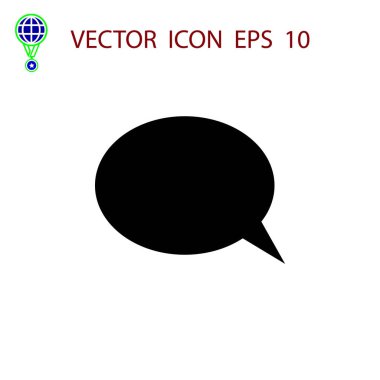 iletişimin bir düz simgesi