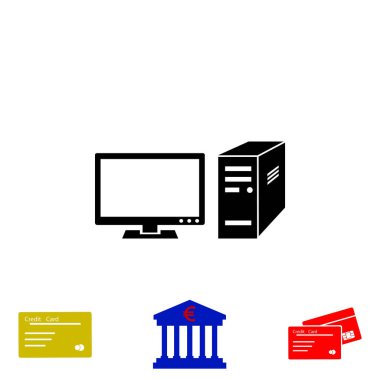 bilgisayar vektör simgesi