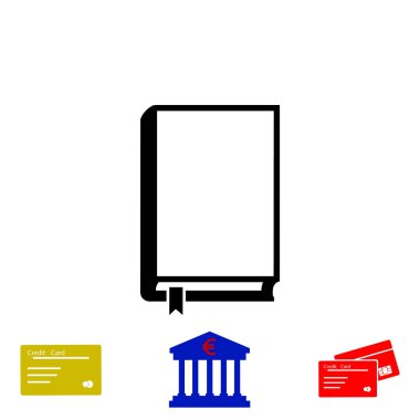 Kitap simgeler vektör