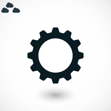 dişli simge vektör