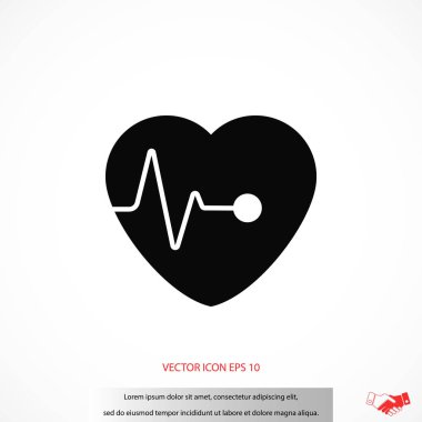 Kalpler vektör simgesi