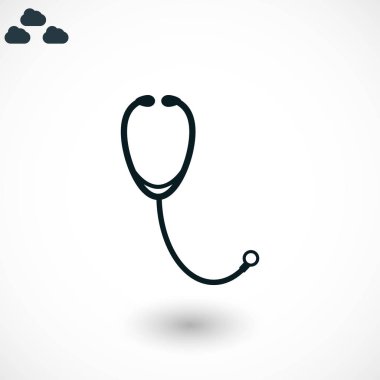 stetoskop simge vektör
