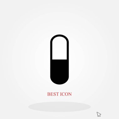 Kapsül Vektör Simgesi