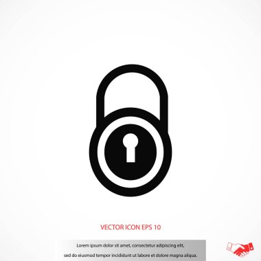 Vektör simgesini kilitle