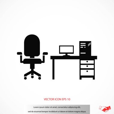 Bilgisayar vektör çizim simgesi