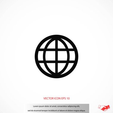 Dünya Vektör Simgesi