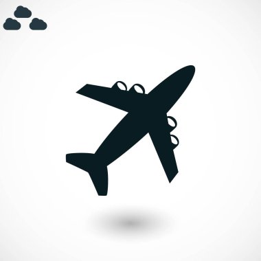 uçak vektör simgesi