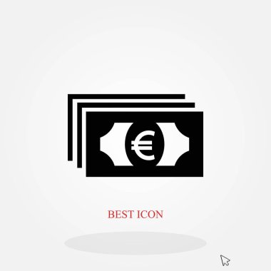Euro vektör simgesi