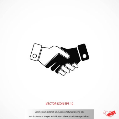 el sıkışma simge vektör