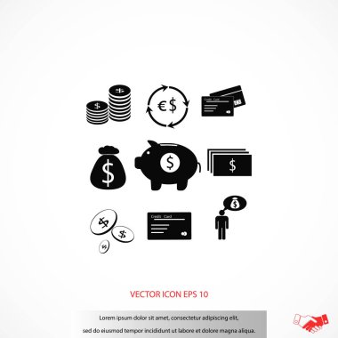 Finans ve para simgesi