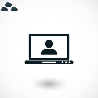 dizüstü bilgisayar, kullanıcı simgesi