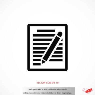 Kağıt vektör simgesi