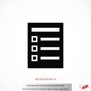 Kağıt simge vektör