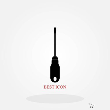 Tornavida vektör simgesi