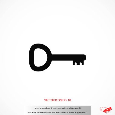 anahtar simge vektör