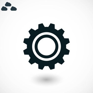 dişli vektör simgesi