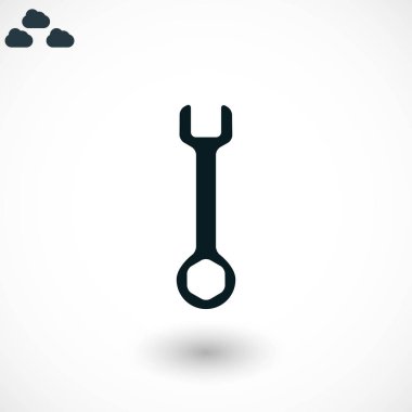 İngiliz anahtarı anahtar işareti simgesi