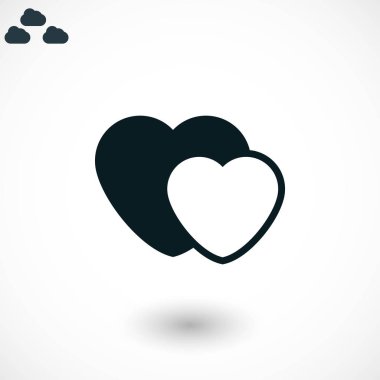 Kalp Vektörü Simgesi