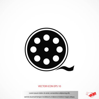 Videocamera tek simgesi