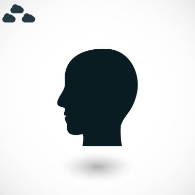 Kafa vektör simgesi