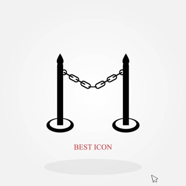 barikat simge vektör