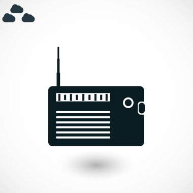 radyo simge vektör