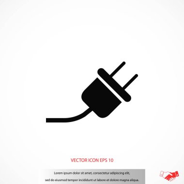 elektrik prizinden simgesi