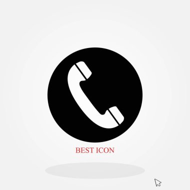 telefon alıcısı vektör simgesi