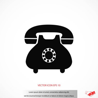 Telefon simge vektör