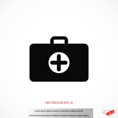 Hemşirelik çanta simgesi