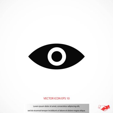 göz simgesi vektör