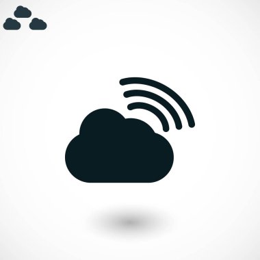 bulut vektör simgesi