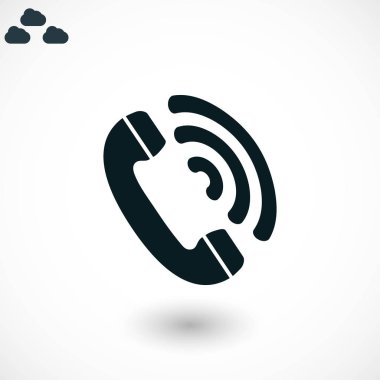 telefon alıcısı vektör simgesi