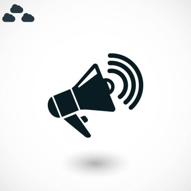 Hoparlör simgesi vektör