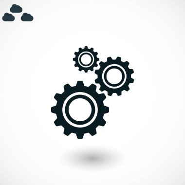 dişli simge vektör