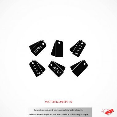 alışveriş simgeler vektör