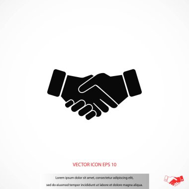 el sıkışma simge vektör