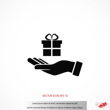 El ve hediyeler simgesi