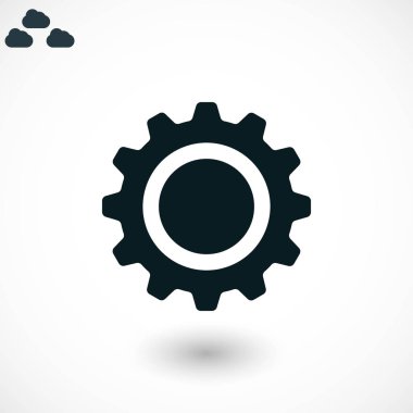 dişli simge vektör