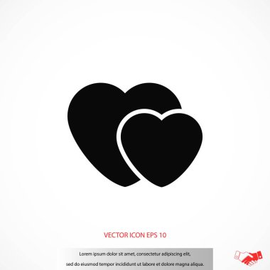 Kalp Vektörü Simgesi