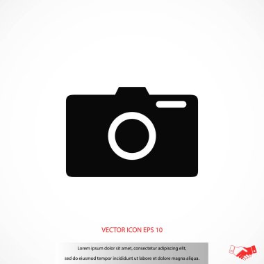 fotoğraf kamera vectoe simgesi