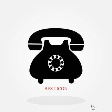 Telefon simge vektör